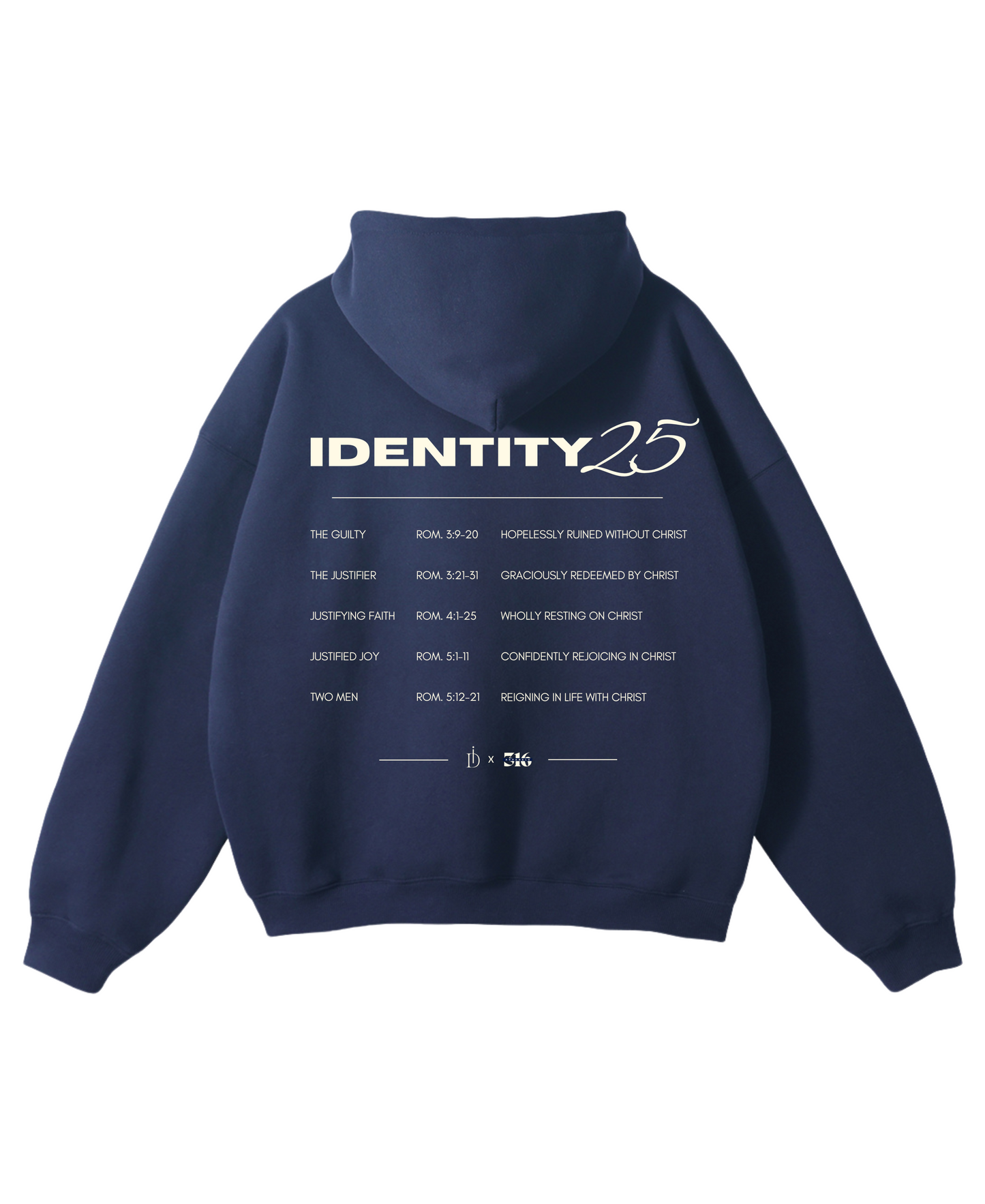 8 of 8 - Identity '25 Navy Lightweight Hoodie