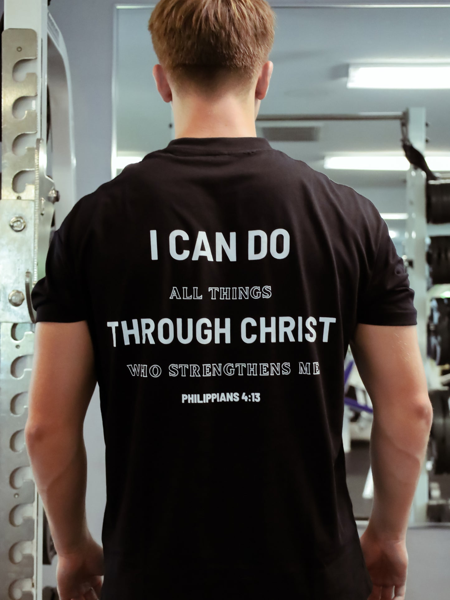 "I Can Do" Tee - Philippians 4:13 - Black