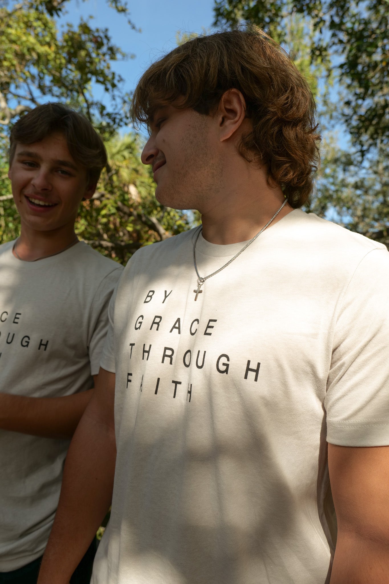 by grace through faith shirt